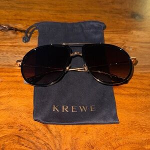 Greyson x KREWE Men's “Felix” Sunglasses in Black and Gold